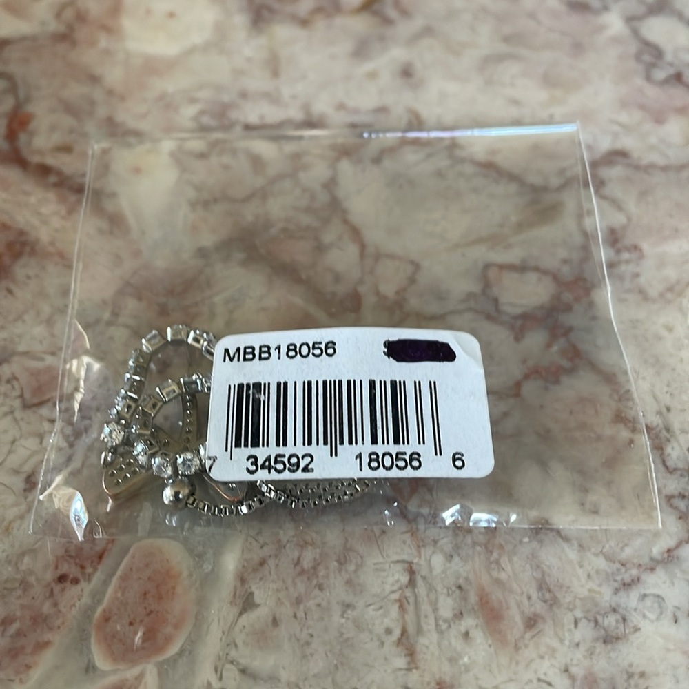 NWT~Woman’s Sterling Silver Diamonique Slide Adjustable Dragonfly Bracelet - Picture 7 of 9